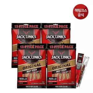 [NS홈쇼핑]잭링크스 비프스틱 오리지널 12gX12개X4팩(48개) 육포 소고기육포..[35856426]