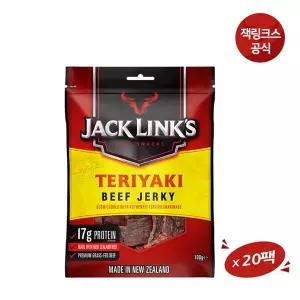 [NS홈쇼핑]잭링크스 데리야끼 100gX20팩 육포 소고기육포[35856497]
