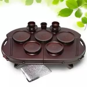 [국산] 고품격 휴대용 제기세트 14P 성묘제기 산소 제사상