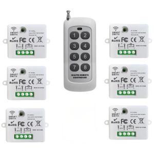 무선 지능형 조명 스위치, 1000미터 범위, 433MHz 수신기, 220볼트 전압 가정용 LED에 적합