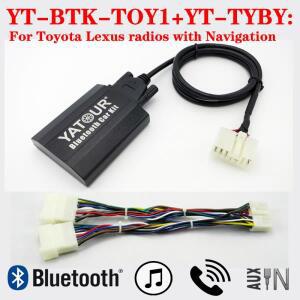 Yatour 도요타 캠리 아발론 4 러너 코롤라 RAV4 랜드 크루저 렉서스 IS GS GX LS LX BTK 하이파이 블루투스