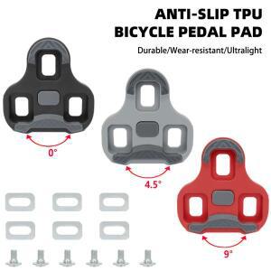 미끄럼 방지 TPU 도로 자전거 클리트 페달 패드 내마모성 사이클링 잠금 세트 LOOK KEO