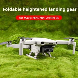 DJI호환 Mini 호환 2/Mavic 확장형 높이 조절 가능 접이식 랜딩 기어 삼각대 스탠드