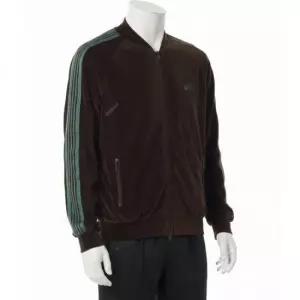 MUST IT_ 26SS Rib Collar Track Jacket CPE Velour - BROWN SX413) 리브 칼라 트랙 자켓 벨루어)