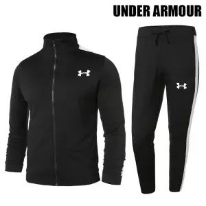 언더아머 UA 남성 라이벌 니트 트랙 수트 세트 블랙 1357139-001 460319