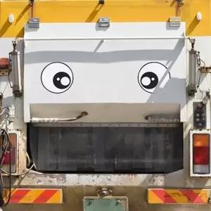 TBZ 반사판 하이빔 왕눈이 스티커(대형)2P