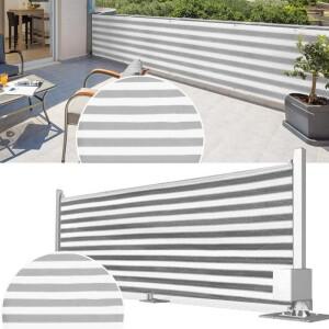 HDPE 스트라이프 차양막 발코니 프라이버시 스크린 펜스 메쉬망 정원 식물 테라스 수영장 자외선 차단 그늘