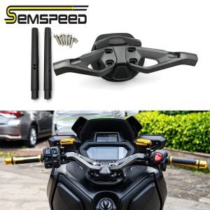 [호환품]Semspeed 바이크 오토바이 핸들 바 마운트 클립 온 지원 Yamaha XMAX 300 250 -2024 Motocicletas