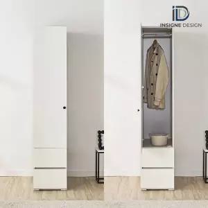 E0 PET 루체 400 2단 서랍 옷장 여닫이 긴옷장 틈새장 키큰장