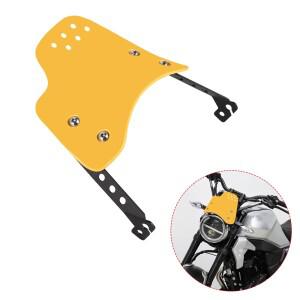 [호환품]Royal Enfield Triumph 용 Yamaha XSR Husqvarna 범용 바이크 오토바이 앞 유리 윈드 스크린 디플