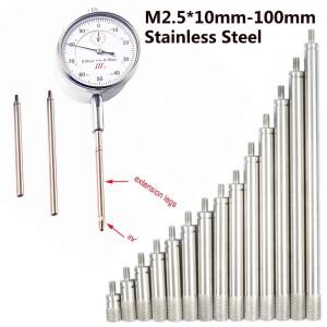 스테인리스 스틸 연장 레그 다이얼 표시기 프로브 연결봉 HSS M2.5 x 10mm-100