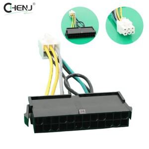 델6 핀 3060 7050 메인 보드용 전원 어댑터 컨버터 케이블 10cm 24 암-6 P 수 1 개