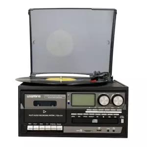 올인원 오디오 턴테이블 SD카드 CD 플레이어 전축 블루투스 카세트 LP 테이프