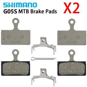 시마노 G05S-RX 디스크 브레이크 송진 패드, XTR BR-M9000, M9100, XT, SLX, Alfine, 2 쌍, 4 개