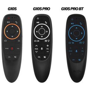 G10S Pro 음성 리모컨 G10SPro BT 2.4G 무선 에어 마우스 자이로스코프 백라이트 스마트 TV 컨트롤러 (안드
