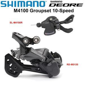 SHIMANO DEORE 10단 그룹세트 M4100 시프터 SL-M4100-R RD-M5120 뒷변속기 순정 부품