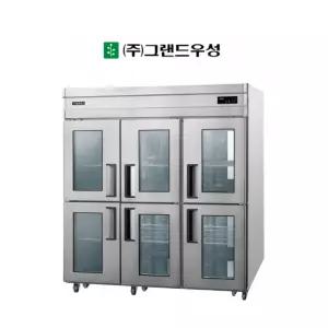 그랜드우성 업소용 디지털 간냉식 양문형 올냉장 유리문 65박스 WSFM-1900DR(6GD)