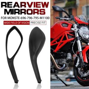 [호환품]DUCATI MONSTER 696 795 796 1100 S EVO 바이크 오토바이 양방향 백미러 사이드 액세서리