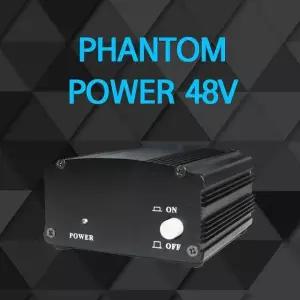[알티피아]팬텀파워 팬텀파워 48V 콘덴서 마이크 전원 공급 마이크 증폭
