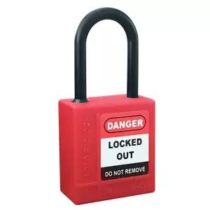 높은 보안 내구성 길이 안전 샤클 방수 커버 자물쇠 6.Purple 실리카