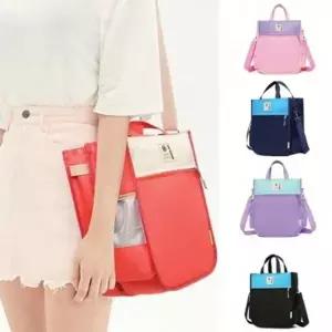 고급형 투톤 크로스 보조가방_23494789