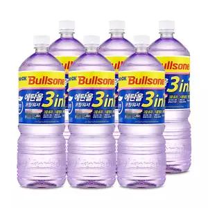 레인OK 3in1 에탄올 코팅워셔액 1.8L 6개입 친환경 사계절용