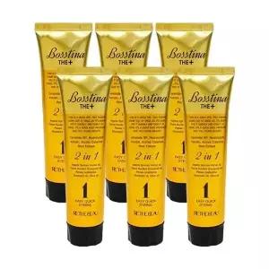 보스티나 시즌2 더 플러스 염색제 7호 다크브라운X6개/새치커버 셀프 흰머리 뿌리 염색약