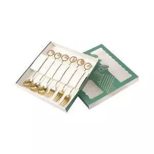 하트 ST69OJ56 티스푼 포크 (6p 골드) DK28