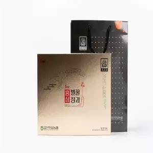 6년근 홍삼 삼근 뿌리 벌꿀 정과 국산 삼지원 금산인삼 원형본 선물용