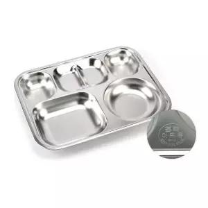 미니사각 TX98WG15 4찬 급식 스텐식판 고급형KB