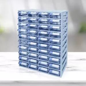 소형 수납함 4x10/투명 정리함 다용도 멀티박스 소품 플라스틱서랍