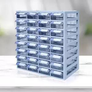 소형 수납함 4x8/플라스틱 투명 책상정리 소품 보관함 플라스틱서랍