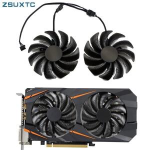 티129215 REDEON AORUS RX 480 470 580 570 GIGABYTE 카드 교체 용 SU 88mm GPU 쿨러 그래픽 팬
