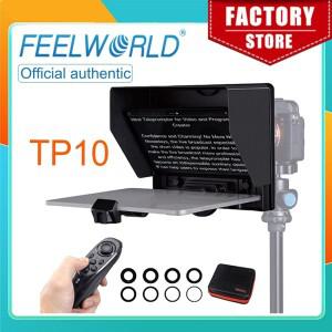 FEELWORLD 텔레프롬프터 TP10 for ipad 호환 태블릿 DSLR 카메라 앰프 스마트 호환폰 촬영 앱 iOS/Android
