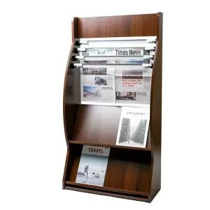 원목 잡지꽂이 신문 책꽂이 진열대 선반 가판대 수납 너비