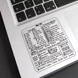 [에이치플러스몰]맥북 단축키 스티커 노트북 부착형 윈도우 워드 엑셀