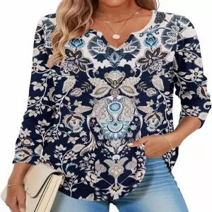 여성용 Zeagoo 긴팔 셔츠 봄 V넥 상의 캐주얼 드레시 블라우스 보호 튜닉 비즈니스 작업복 교복