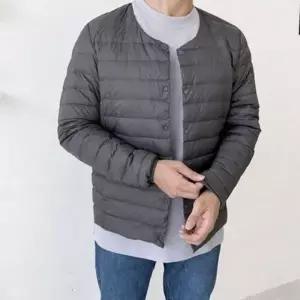 초경량 패딩 남성 자켓 경량 라운드 넥
