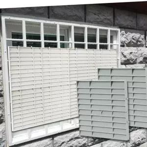 창문 햇빛 가리개 방범창용 통풍 베란다 방범창 블라인드 가림막 베란다용 플라스틱 바람막이 사생활