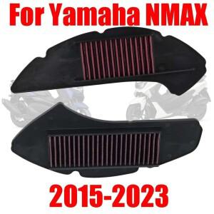[호환품]바이크 오토바이 변속기 Yamaha NMAX 155 125 NMAX155 액세서리 용 고 유량 에어 필터 흡기 클리너