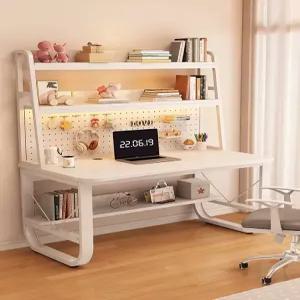 학생 책장 타공판 책상세트 공부방 스틸 테이블 컴퓨터 상부장 스터디룸 인테리어 수납