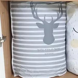 ( )이불정리파우치 겨울옷 계절이불 보관팩 사슴 겨울옷보관함_23936312