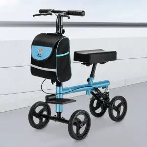 이동 무릎카트 사륜 충격흡수 발골절 스쿠터 청소 작업 무빙 무릎받침대