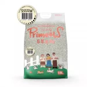 프리미요 고양이 모래 두부모래 18L (오리지날)
