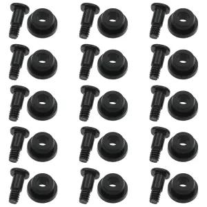 세이프캐비 15 PCS HDD 장착 나사 하드 디스크 드라이브 및 고무 충격 흡수 와셔 키트 2.5인치 SSD 컴퓨터