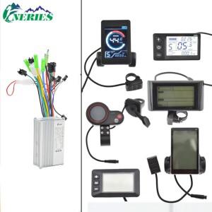 36V 60V 전기 자전거 13A 브러시리스 모터 컨트롤러 LCD 디스플레이 스마트 호환 제어 여러 사양