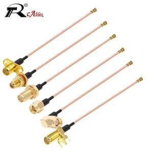 1PC uFL MHF Female 방수 SMA 어댑터 RF 동축 피그테일 WIFI 안테나 확장 RG178 케이블