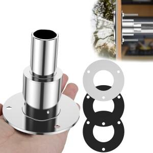 스트레이트 스루 선체 배기 스킨 피팅 24mm 튜브 파이프 디젤 주차 히터용 316 스테인레스 스틸 키트