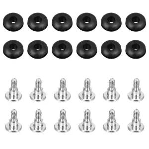 12 팩 3.5인치 HDD 나사 하드 디스크 드라이브 충격 방지 및 흡수 고무 와셔 키트 장착 액세서리