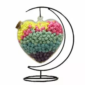 감성 홈 장식 작은사랑병 종이학유리병 코르크 화병 스튜디오 인테리어 오브제 현관